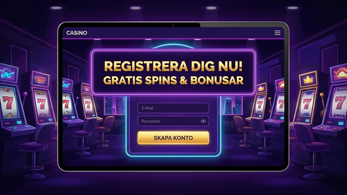 Registrera dig med bonus